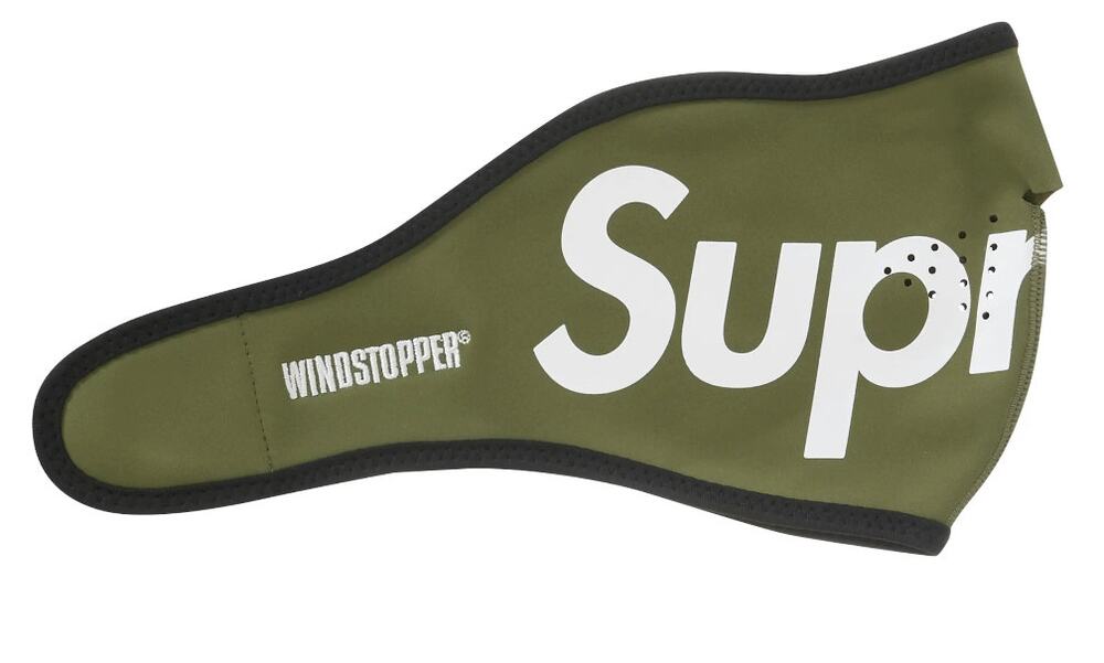 Supreme Windstopper Facemask Dark Olive FW22